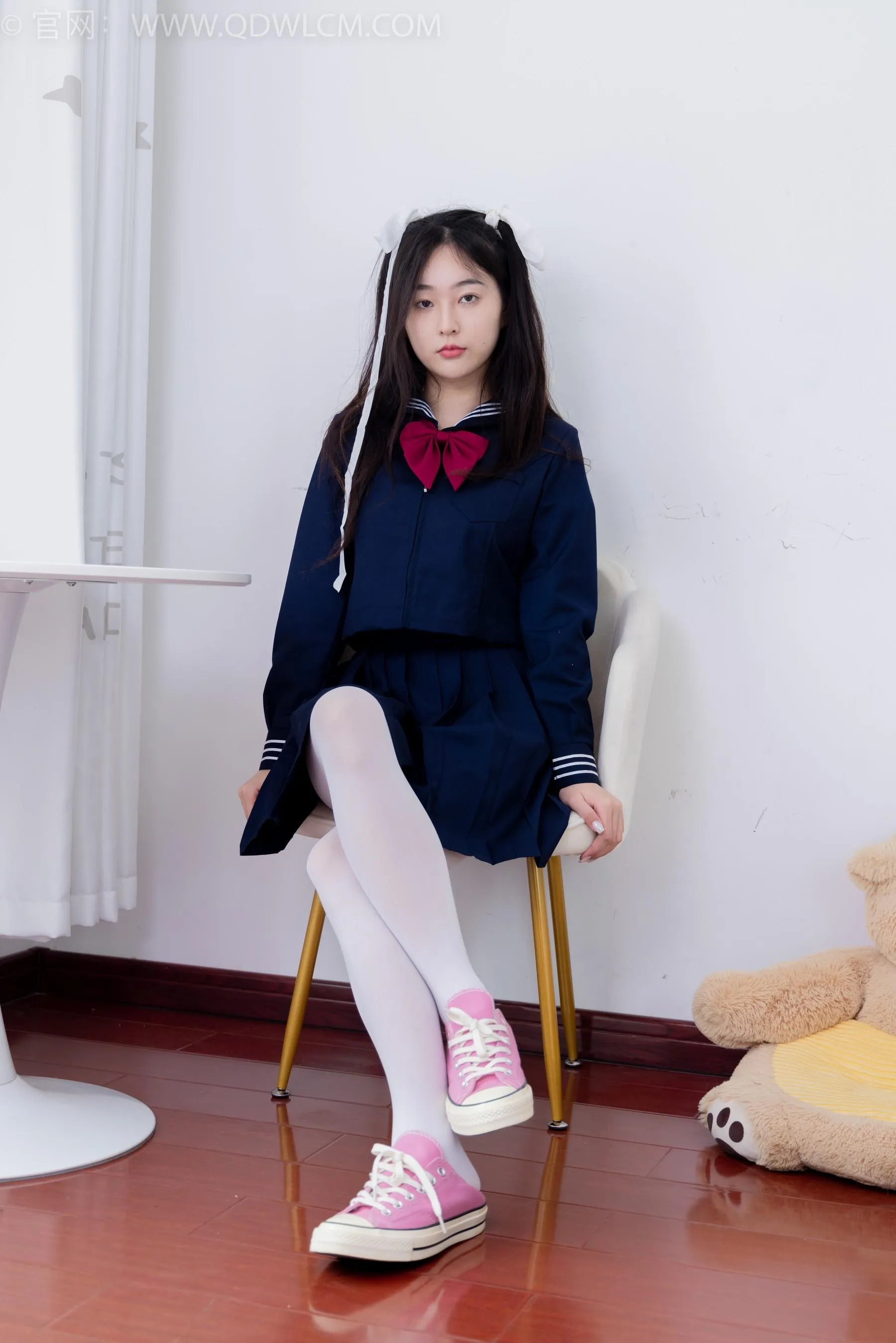 物恋传媒 NO.1544 美兔-学院少女 [151P]插图3